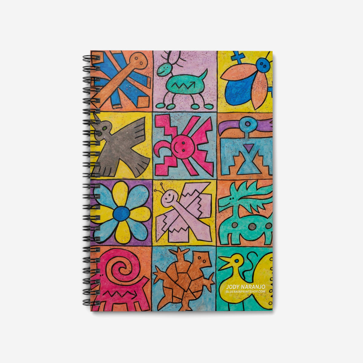 Play Time Spiral Notebook — Blue Rain Print Shop