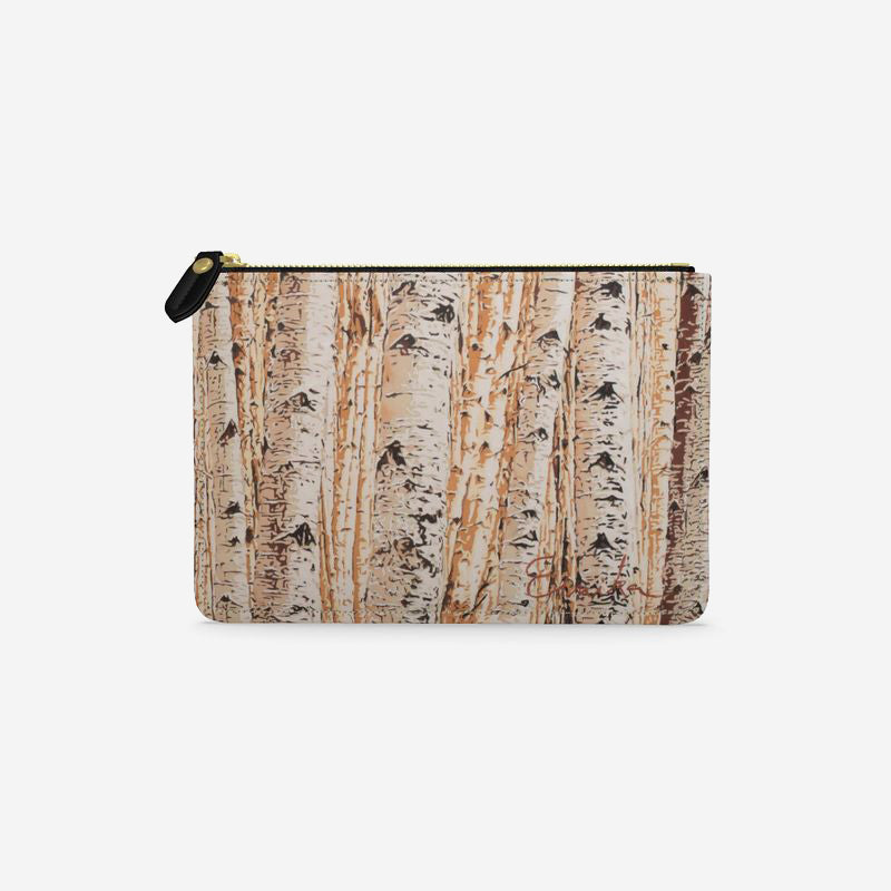 All We Can't See Leather Clutch